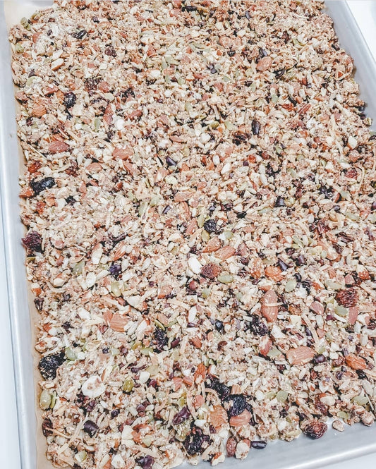 coconut almond grain free granola